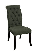 Gray/antique black rustic side chair additional photo 2 of 2