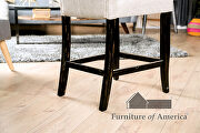Rustic oak solid wood top transitional dining table by Furniture of America additional picture 4
