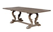 Natural rustic family size dining table by Furniture of America additional picture 6