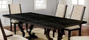 Dark walnut rustic family size dining table by Furniture of America additional picture 2