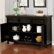 Dark walnut rustic server / buffet additional photo 2 of 2