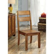 Dark oak rustic natural wood family size table by Furniture of America additional picture 8
