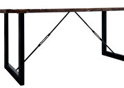 Walnut finish casual style industrial dining bench by Furniture of America additional picture 4