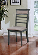 Weathered gray/beige transitional 5 pc. dining table set by Furniture of America additional picture 3
