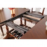 Brown cherry transitional dining table by Furniture of America additional picture 5