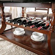 Brown cherry transitional dining table by Furniture of America additional picture 7