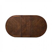 Brown cherry transitional dining table by Furniture of America additional picture 8