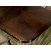 Walnut contemporary dining table in family size by Furniture of America additional picture 3