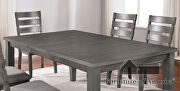 Gray finish transitional dining table by Furniture of America additional picture 3