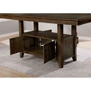 Light Walnut Transitional Pub Style Dining Table by Furniture of America additional picture 5