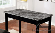 Gray/black contemporary 3 pc. counter ht. set additional photo 3 of 4