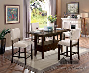 Brown cherry transitional counter ht. table by Furniture of America additional picture 6