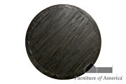 Antique black rustic round table additional photo 3 of 6