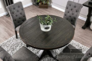 Antique black rustic round table additional photo 4 of 6