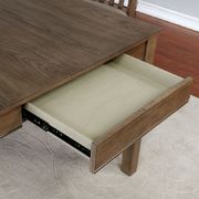 Light oak transitional dining table additional photo 4 of 3
