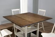 Antique white / oak counter height dining table by Furniture of America additional picture 2