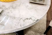 Genuine marble top round dining table additional photo 4 of 5