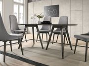 Dark gray mid-century modern dining table by Furniture of America additional picture 2