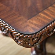 Traditional brown cherry formal dining table by Furniture of America additional picture 4
