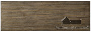 Wood grain texture 4 pc counter height table set with drawers additional photo 2 of 5
