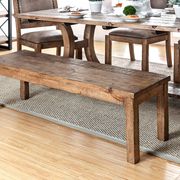 Cottage style rustic family size dining table by Furniture of America additional picture 6