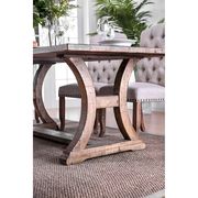 Cottage style rustic family size dining table by Furniture of America additional picture 2