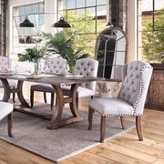 Cottage style rustic family size dining table by Furniture of America additional picture 3