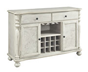 Antique white finish server by Furniture of America additional picture 2