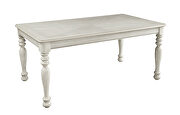 Antique white transitional dining table by Furniture of America additional picture 9