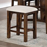Rustic oak finish counter height table by Furniture of America additional picture 2
