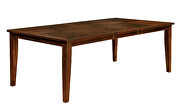 Brown/ cherry transitional dining table w/ leaf by Furniture of America additional picture 2