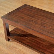 Dark cherry transitional coffee table by Furniture of America additional picture 2