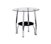 Black/Glass/Chrome Contemporary 3 Pc. Set by Furniture of America additional picture 5