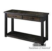 Dark oak/multi transitional sofa table by Furniture of America additional picture 2