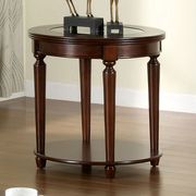 Dark Cherry Transitional Coffee Table by Furniture of America additional picture 3