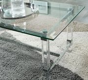 Glass/acrylic coffee table in contemporary style by Furniture of America additional picture 3