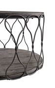 Gray Industrial Coffee Table w Twisted Metal Frame by Furniture of America additional picture 4