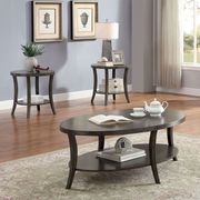 Gray Transitional 3 Pc. Table Set by Furniture of America additional picture 2