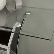Glass top / chrome trim contemporary coffee table by Furniture of America additional picture 8