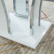 Glass top / chrome trim contemporary coffee table by Furniture of America additional picture 7