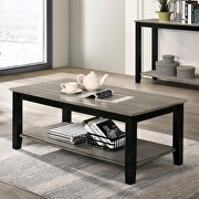 Two-tone design solid wood coffee table by Furniture of America additional picture 3