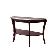 Espresso contemporary coffee table w/ glass top by Furniture of America additional picture 2