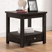 Antique black veneers rustic coffee table w/ lift-top by Furniture of America additional picture 9