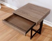 Gray Wash/Sand Black Industrial Coffee Table by Furniture of America additional picture 3