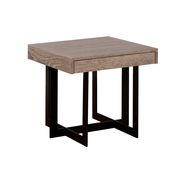 Gray Wash/Sand Black Industrial Coffee Table by Furniture of America additional picture 5