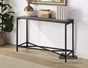 Gray/ sand black faux slate top coffee table by Furniture of America additional picture 8