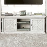 Antique white rustic 60-inch TV stand by Furniture of America additional picture 2