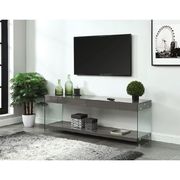 Gray contemporary 60-inch tv stand by Furniture of America additional picture 2