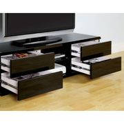 Black contemporary 59-inch TV console by Furniture of America additional picture 2