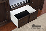 Dark oak transitional 60 by Furniture of America additional picture 3